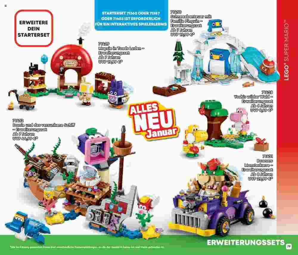 Lego Flugblatt (ab 04.01.2024) - Angebote und Prospekt - Seite 79