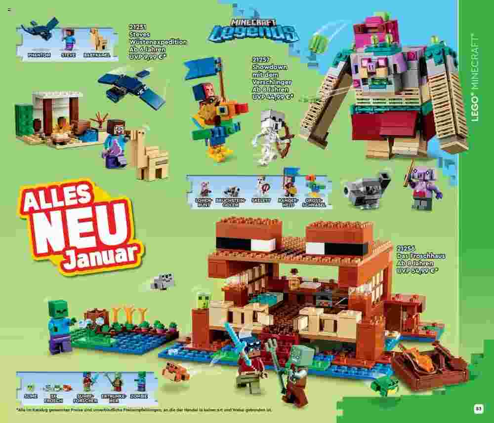 Lego Flugblatt (ab 04.01.2024) - Angebote und Prospekt - Seite 83