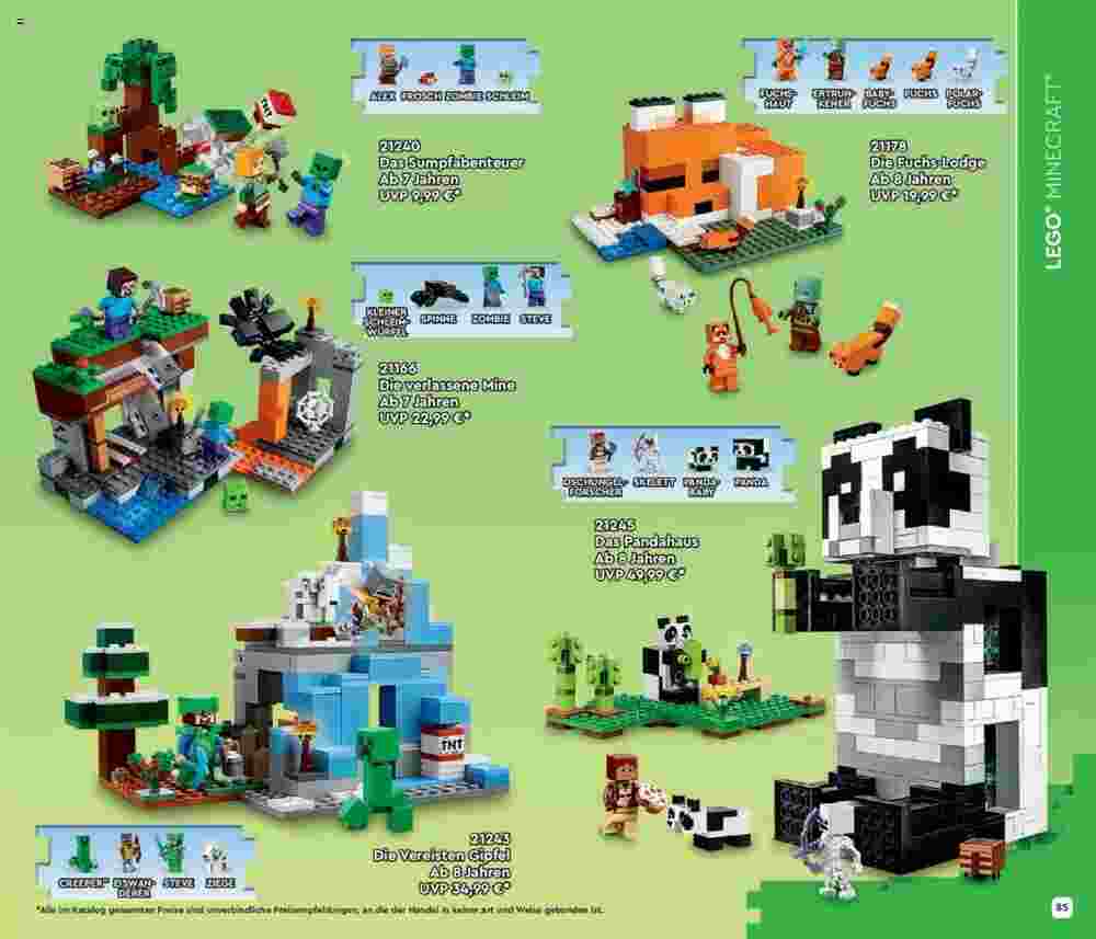 Lego Flugblatt (ab 04.01.2024) - Angebote und Prospekt - Seite 85