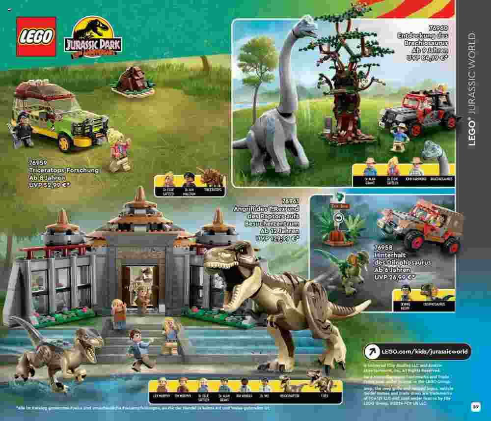 Lego Flugblatt (ab 04.01.2024) - Angebote und Prospekt - Seite 89