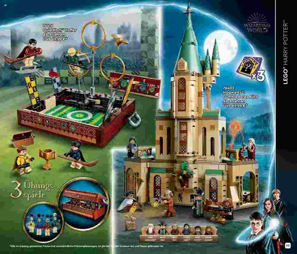 Lego Flugblatt (ab 04.01.2024) - Angebote und Prospekt - Seite 93