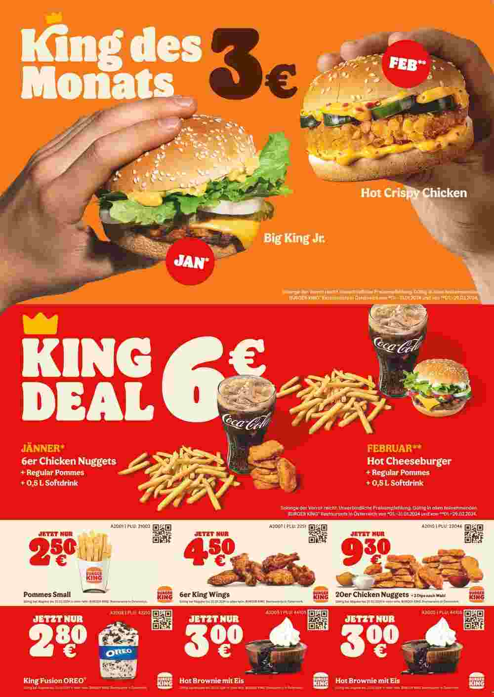 Burger King Flugblatt (ab 09.01.2024) - Angebote und Prospekt - Seite 3