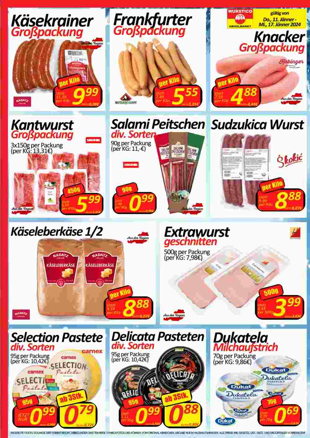 Wurstico Flugblatt (ab 11.01.2024) - Angebote und Prospekt - Seite 2