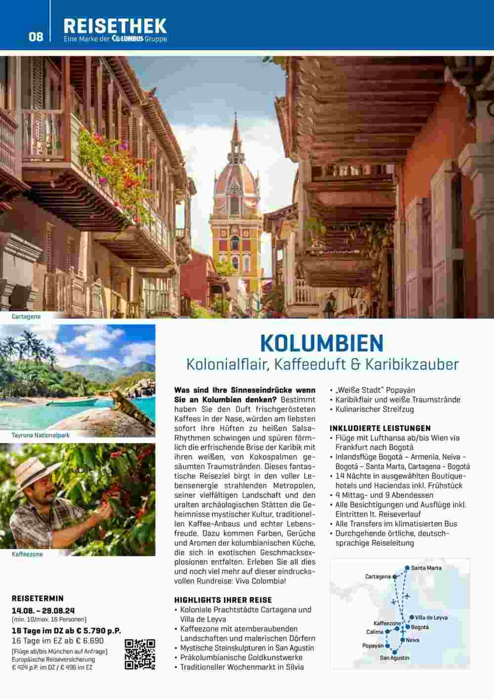 Columbus Reisen Flugblatt (ab 12.01.2024) - Angebote und Prospekt - Seite 8