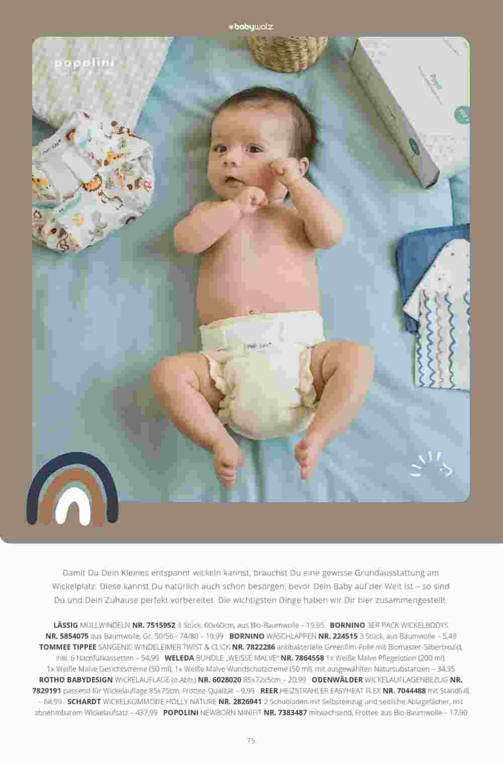 Baby Walz Flugblatt (ab 12.01.2024) - Angebote und Prospekt - Seite 75