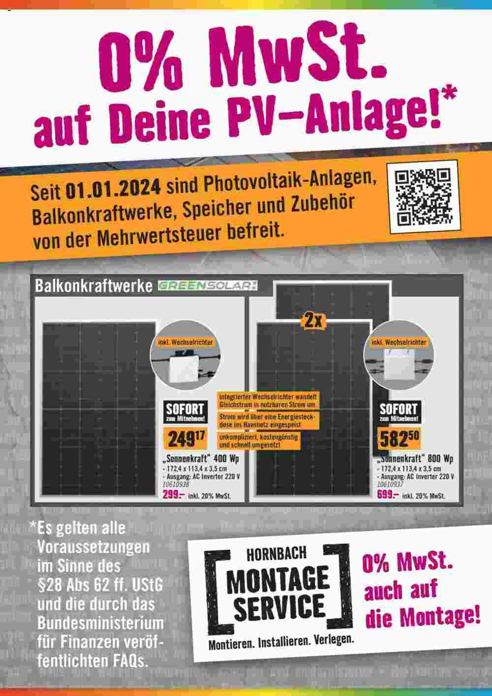 Hornbach Flugblatt (ab 16.01.2024) - Angebote und Prospekt - Seite 1