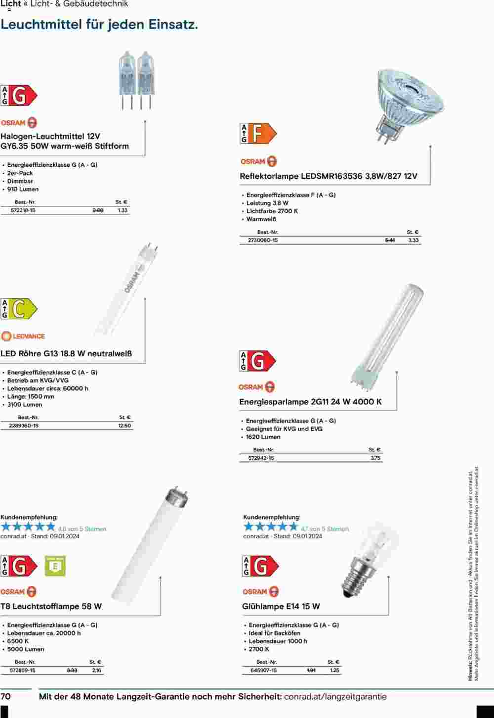 Conrad Flugblatt (ab 23.01.2024) - Angebote und Prospekt - Seite 72