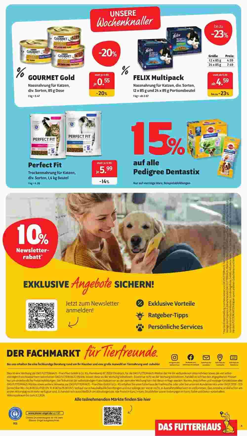 Das Futterhaus Flugblatt (ab 27.01.2024) - Angebote und Prospekt - Seite 10