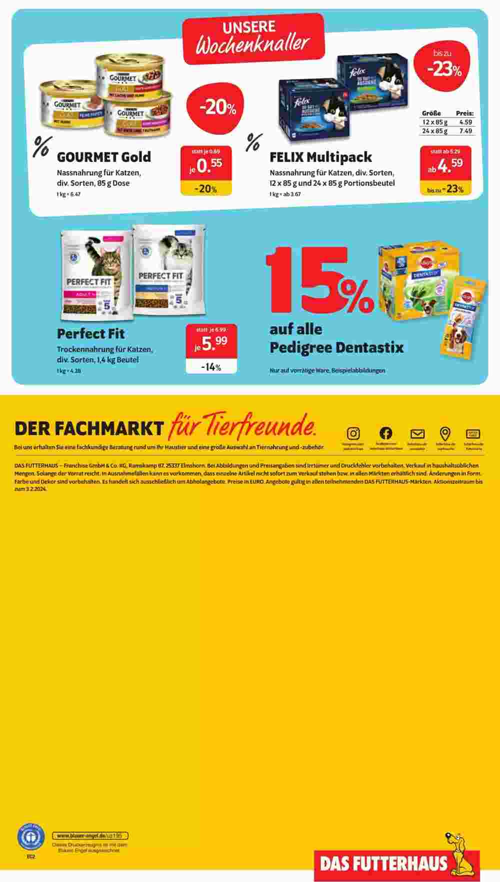 Das Futterhaus Flugblatt (ab 27.01.2024) - Angebote und Prospekt - Seite 11
