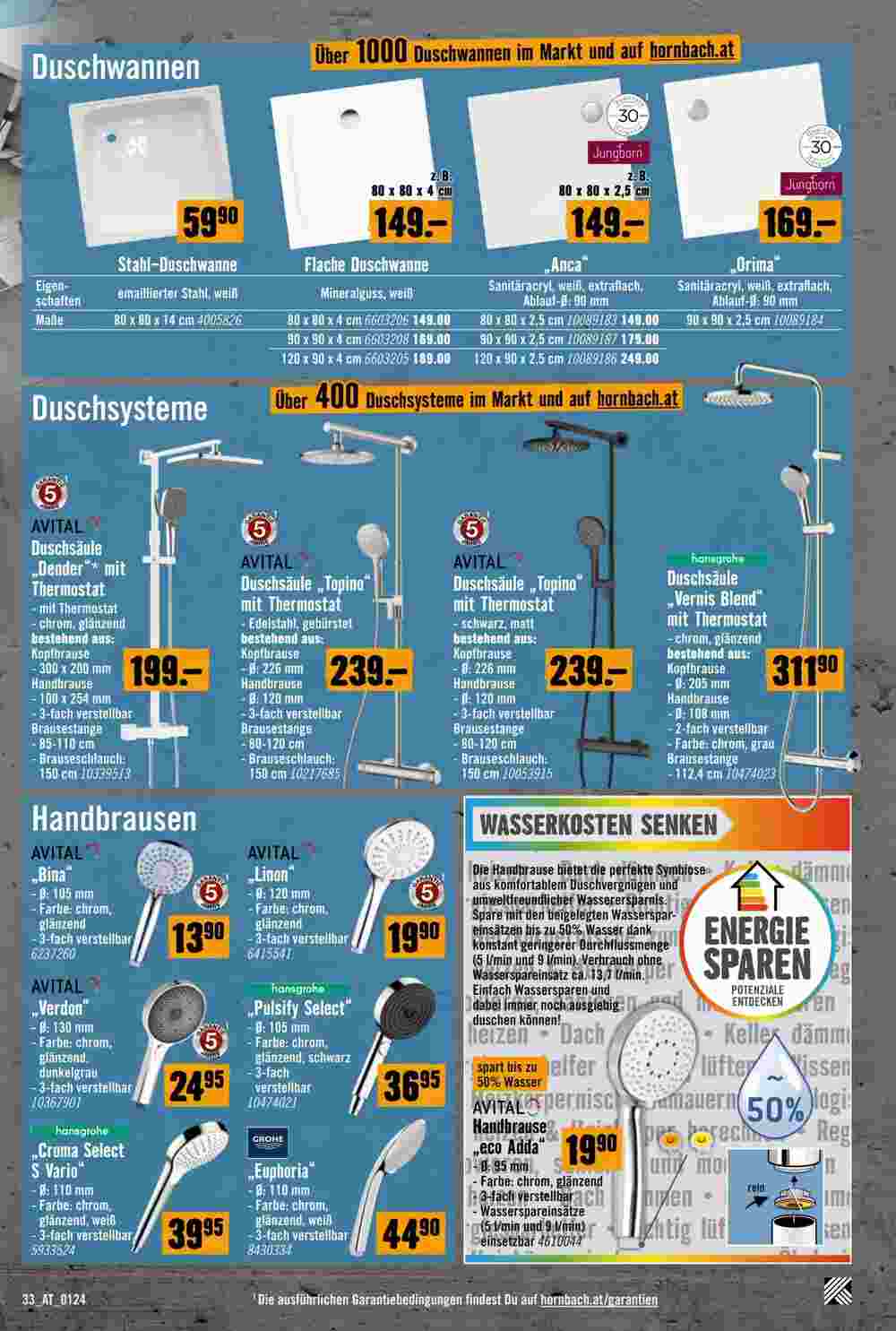 Hornbach Flugblatt (ab 29.01.2024) - Angebote und Prospekt - Seite 33