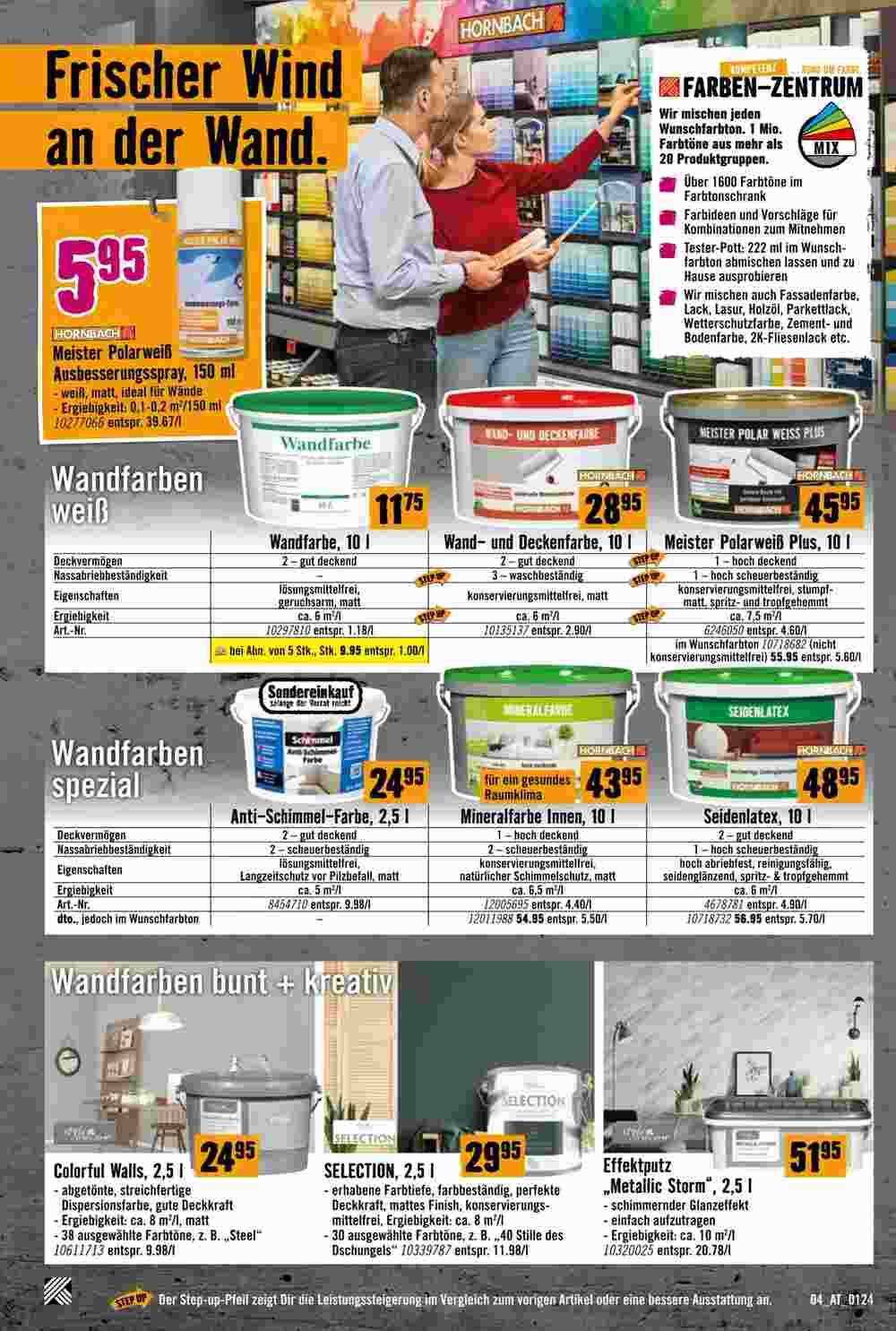 Hornbach Flugblatt (ab 29.01.2024) - Angebote und Prospekt - Seite 4