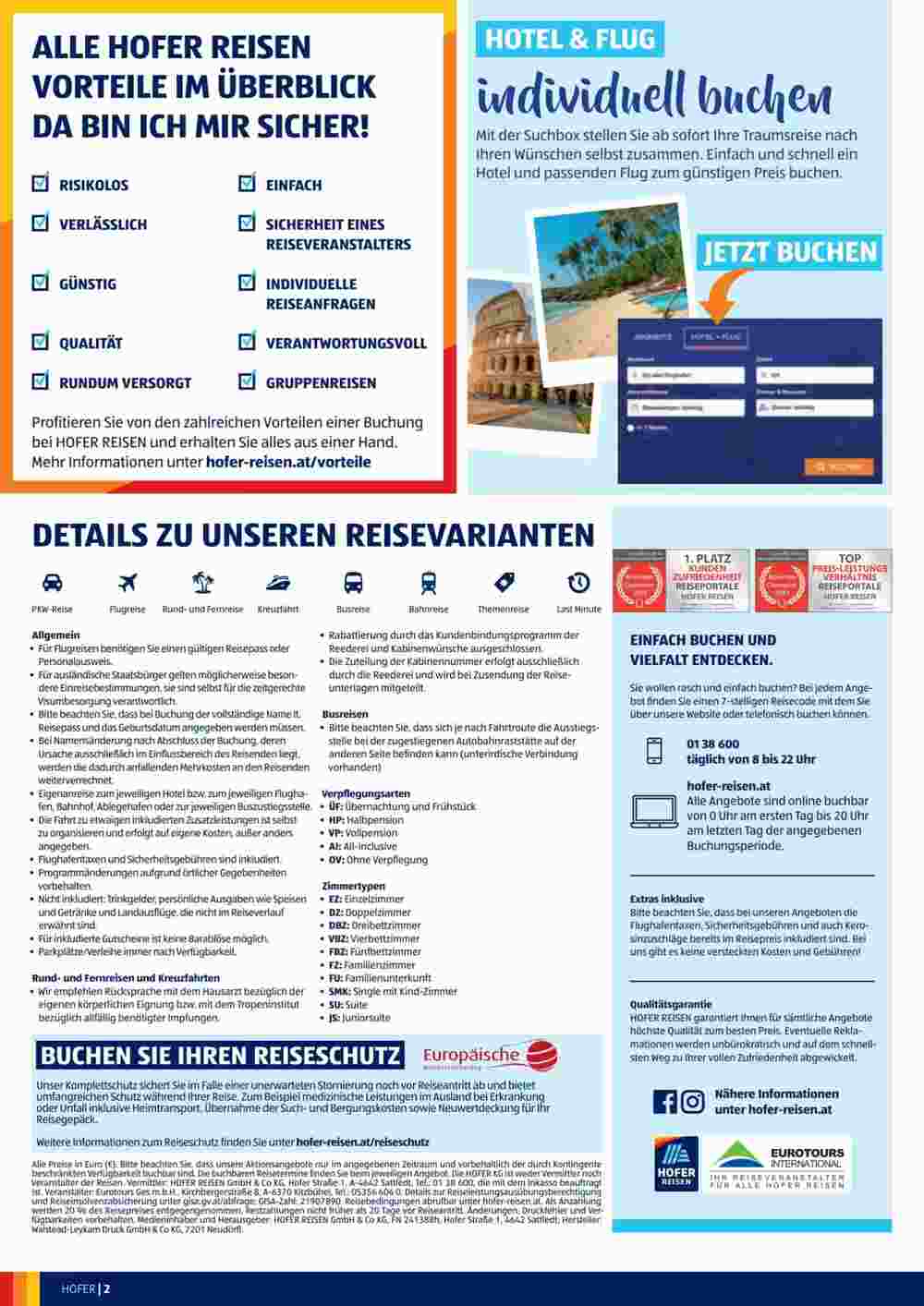 Hofer Reisen Flugblatt (ab 30.01.2024) - Angebote und Prospekt - Seite 2