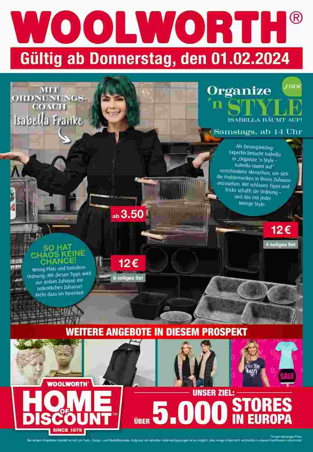 Woolworth Flugblatt (ab 31.01.2024) - Angebote und Prospekt - Seite 1