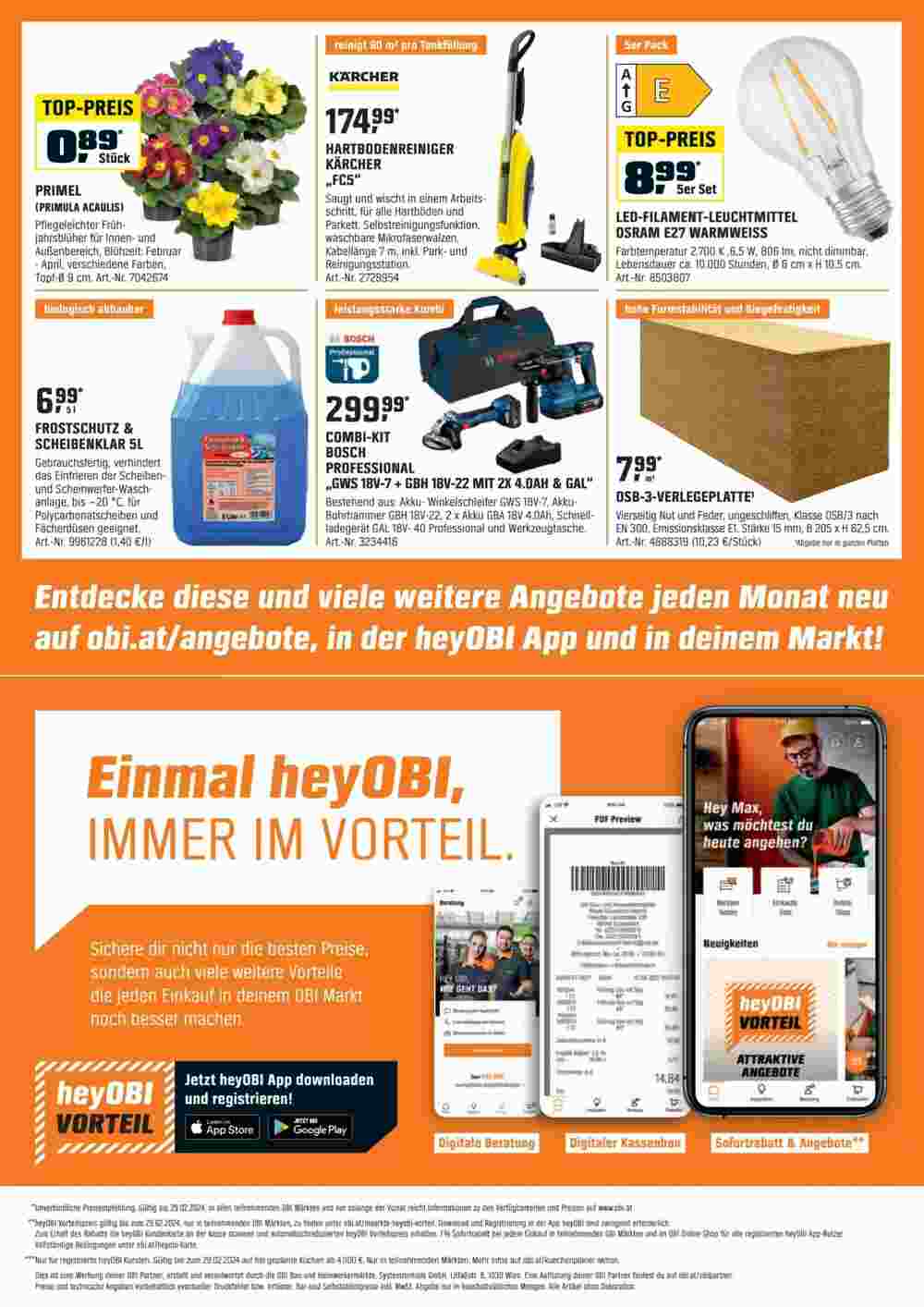 OBI Flugblatt (ab 31.01.2024) - Angebote und Prospekt - Seite 12