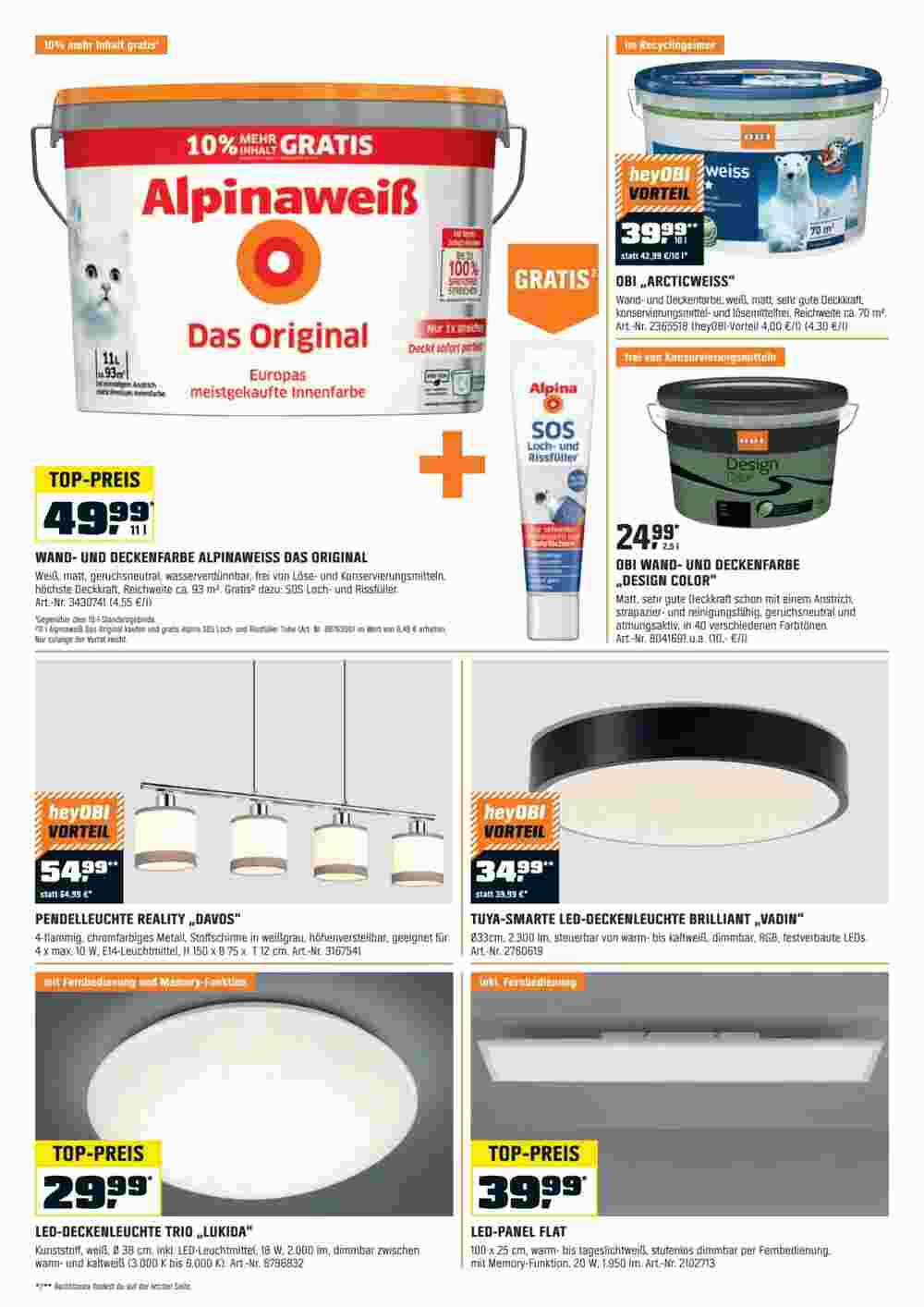 OBI Flugblatt (ab 31.01.2024) - Angebote und Prospekt - Seite 6