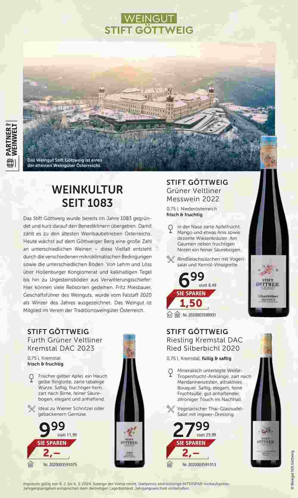 Weinwelt Interspar Flugblatt (ab 08.02.2024) - Angebote und Prospekt - Seite 2