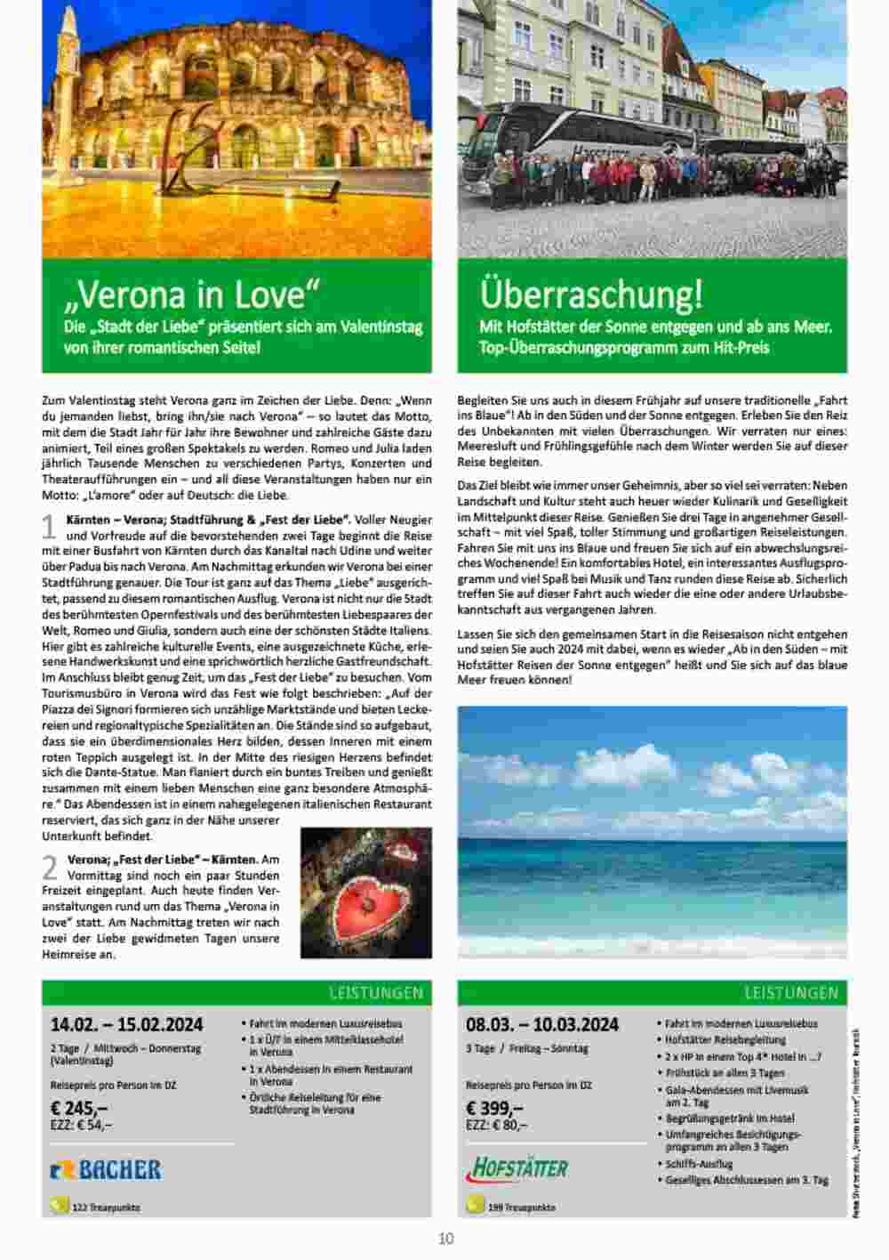 Bacher Reisen Flugblatt (ab 01.03.2024) - Angebote und Prospekt - Seite 10