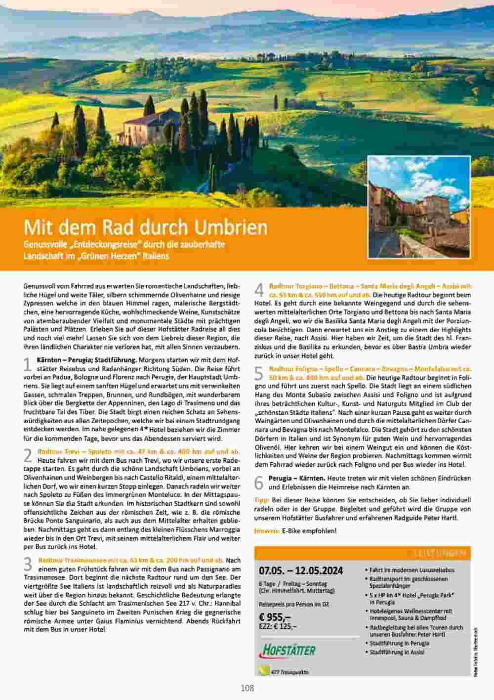 Bacher Reisen Flugblatt (ab 01.03.2024) - Angebote und Prospekt - Seite 108