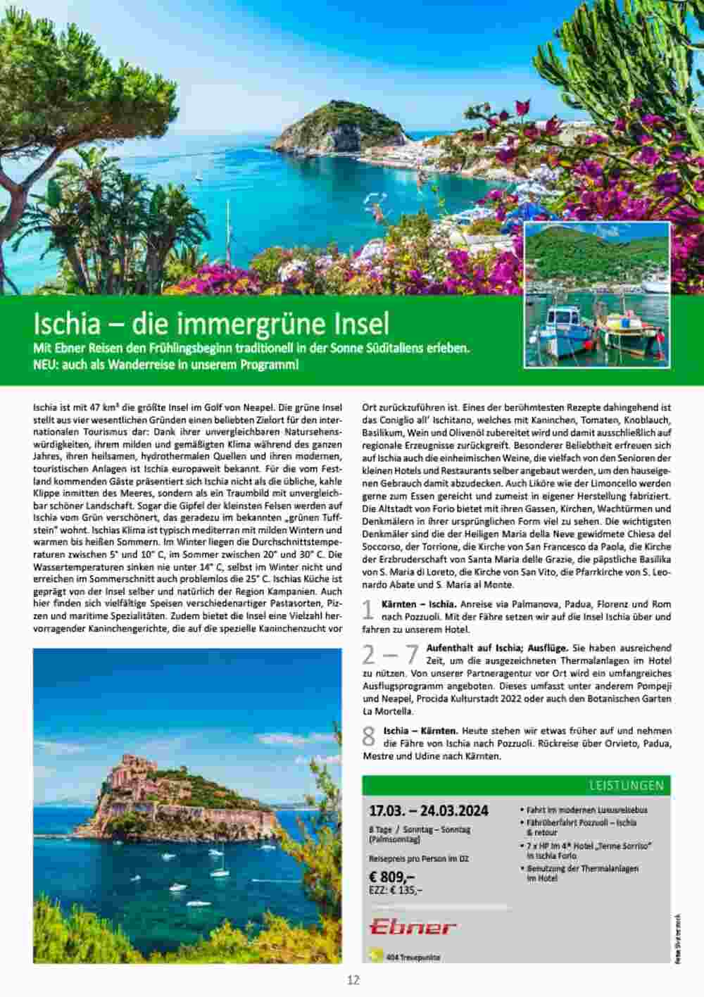 Bacher Reisen Flugblatt (ab 01.03.2024) - Angebote und Prospekt - Seite 12