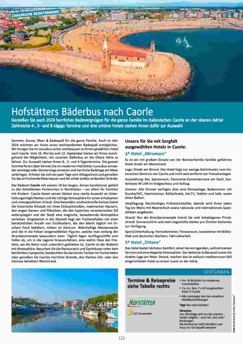 Bacher Reisen Flugblatt (ab 01.03.2024) - Angebote und Prospekt - Seite 122