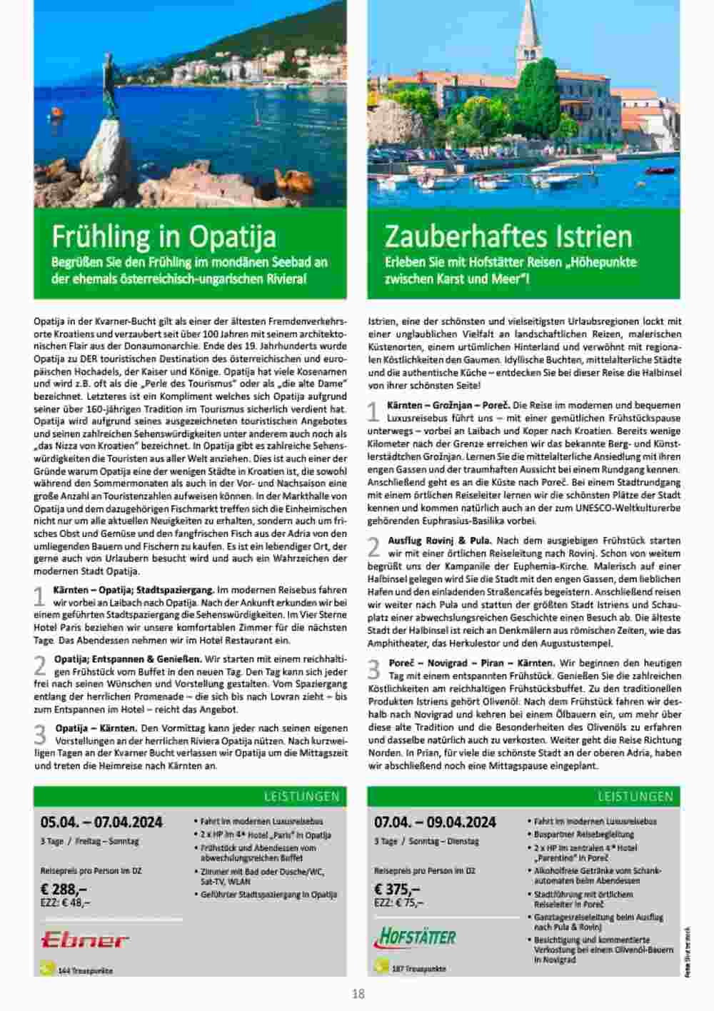 Bacher Reisen Flugblatt (ab 01.03.2024) - Angebote und Prospekt - Seite 18