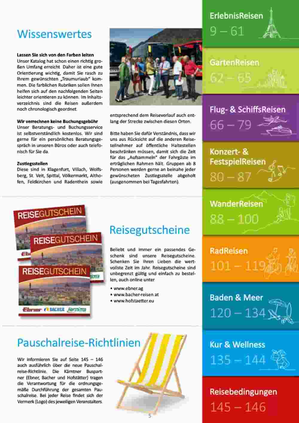 Bacher Reisen Flugblatt (ab 01.03.2024) - Angebote und Prospekt - Seite 5