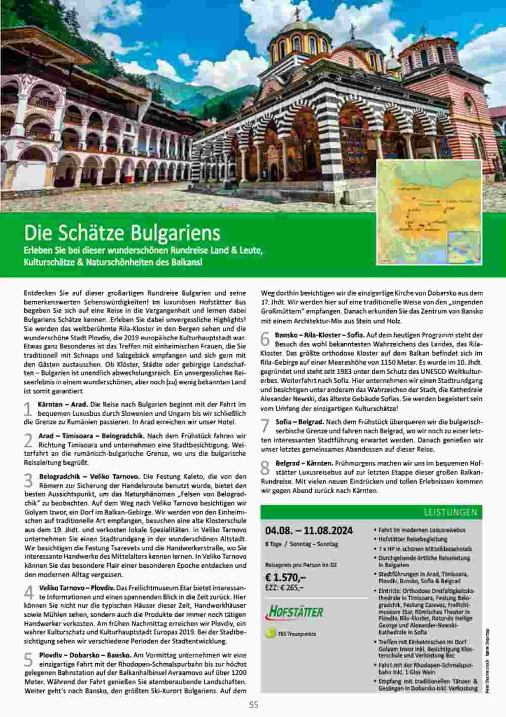 Bacher Reisen Flugblatt (ab 01.03.2024) - Angebote und Prospekt - Seite 55