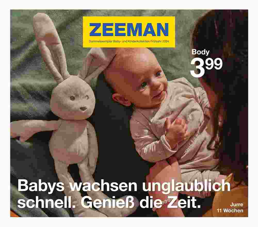 Zeeman Flugblatt (ab 01.03.2024) - Angebote und Prospekt - Seite 1