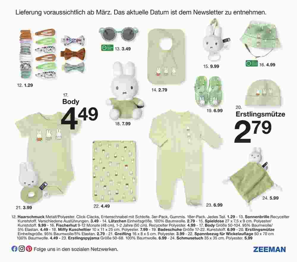 Zeeman Flugblatt (ab 01.03.2024) - Angebote und Prospekt - Seite 9