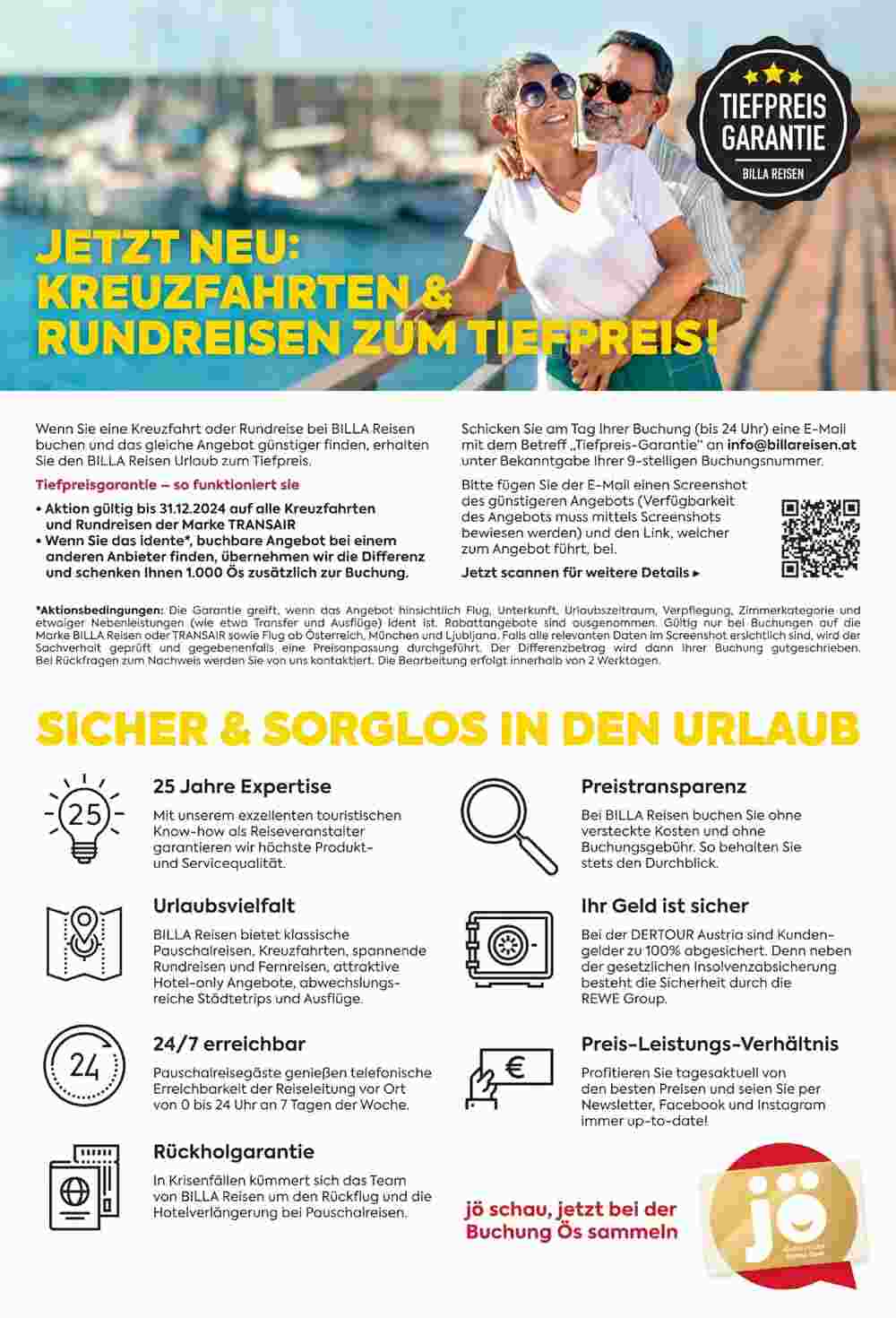 Billa Reisen Flugblatt (ab 01.03.2024) - Angebote und Prospekt - Seite 2