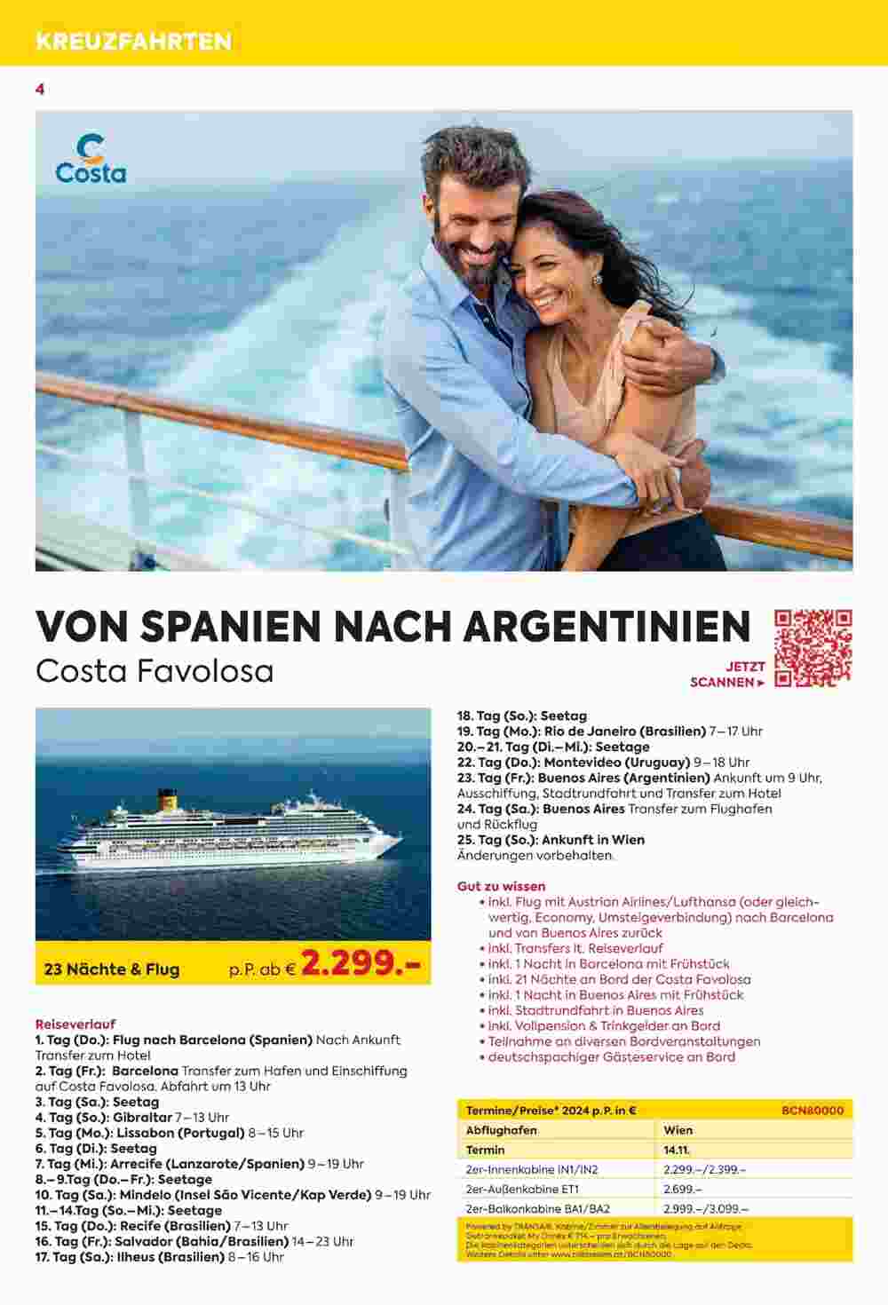 Billa Reisen Flugblatt (ab 01.03.2024) - Angebote und Prospekt - Seite 4