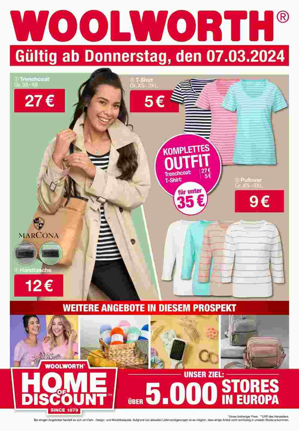 Woolworth Flugblatt (ab 06.03.2024) - Angebote und Prospekt - Seite 1