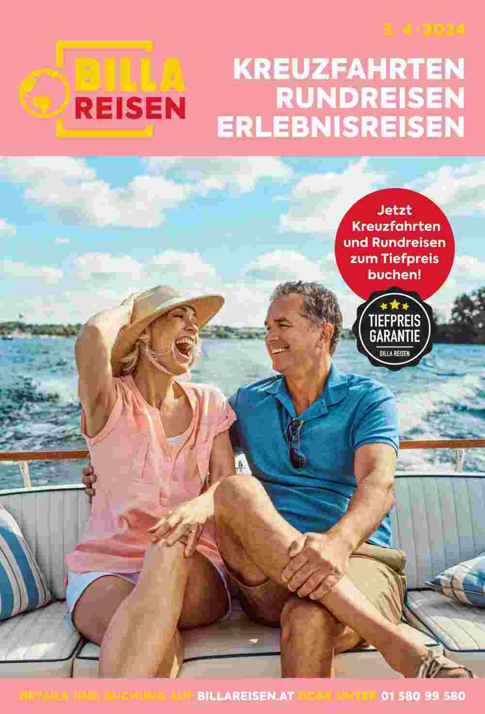 Billa Reisen Flugblatt (ab 06.03.2024) - Angebote und Prospekt - Seite 1