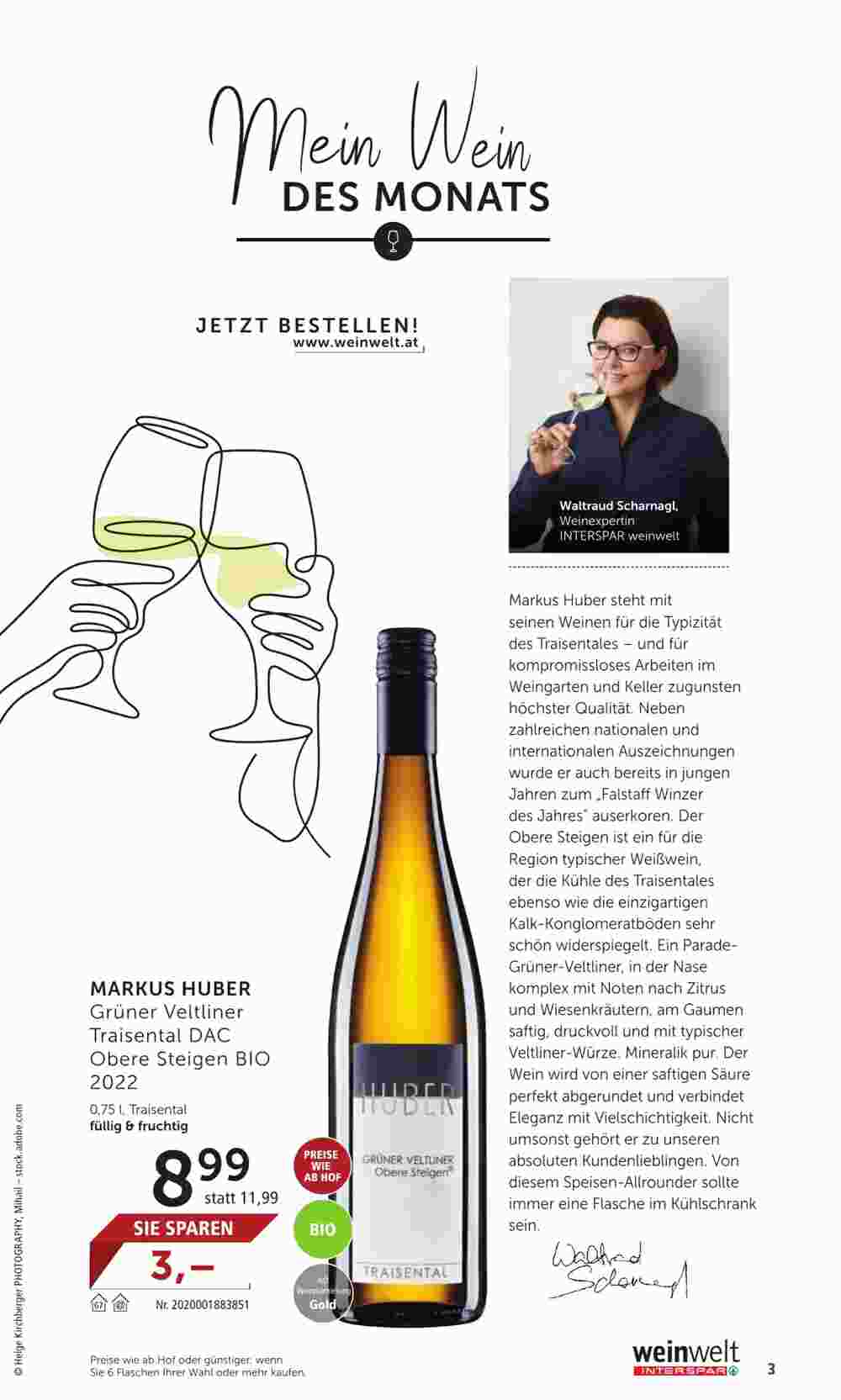 Weinwelt Interspar Flugblatt (ab 18.03.2024) - Angebote und Prospekt - Seite 3