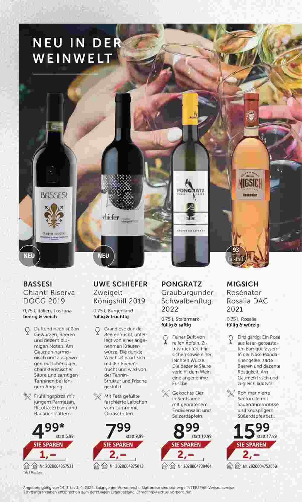 Weinwelt Interspar Flugblatt (ab 18.03.2024) - Angebote und Prospekt - Seite 8