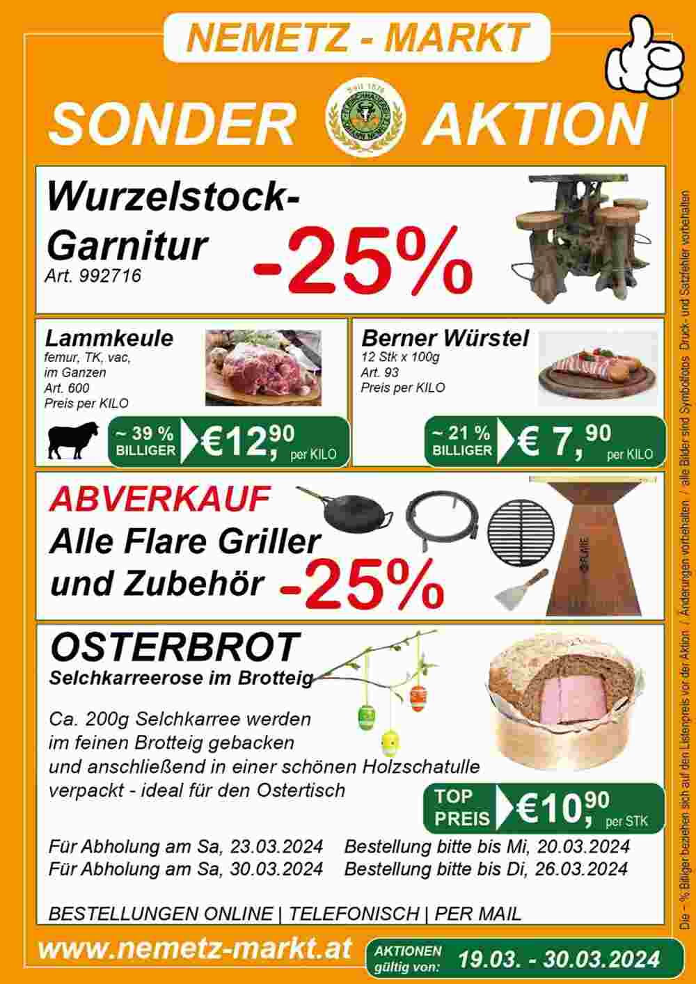 Nemetz Markt Flugblatt (ab 19.03.2024) - Angebote und Prospekt - Seite 2