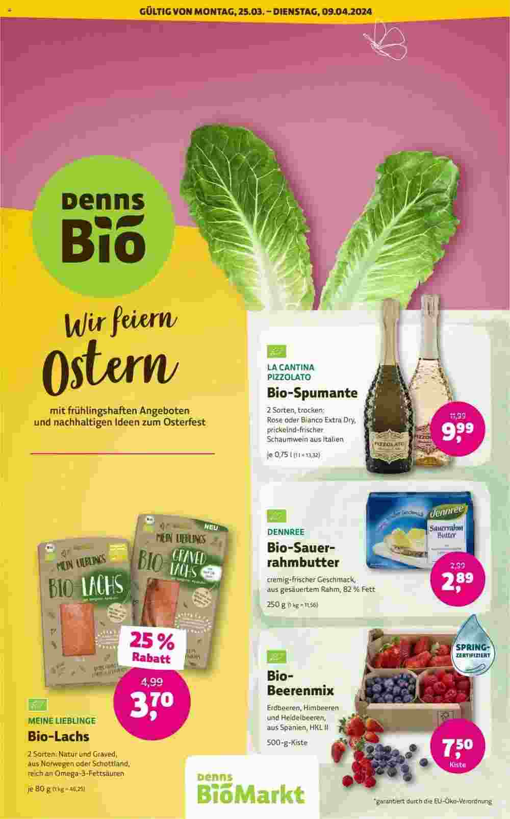 Denn's Biomarkt Flugblatt (ab 25.03.2024) - Angebote und Prospekt - Seite 1