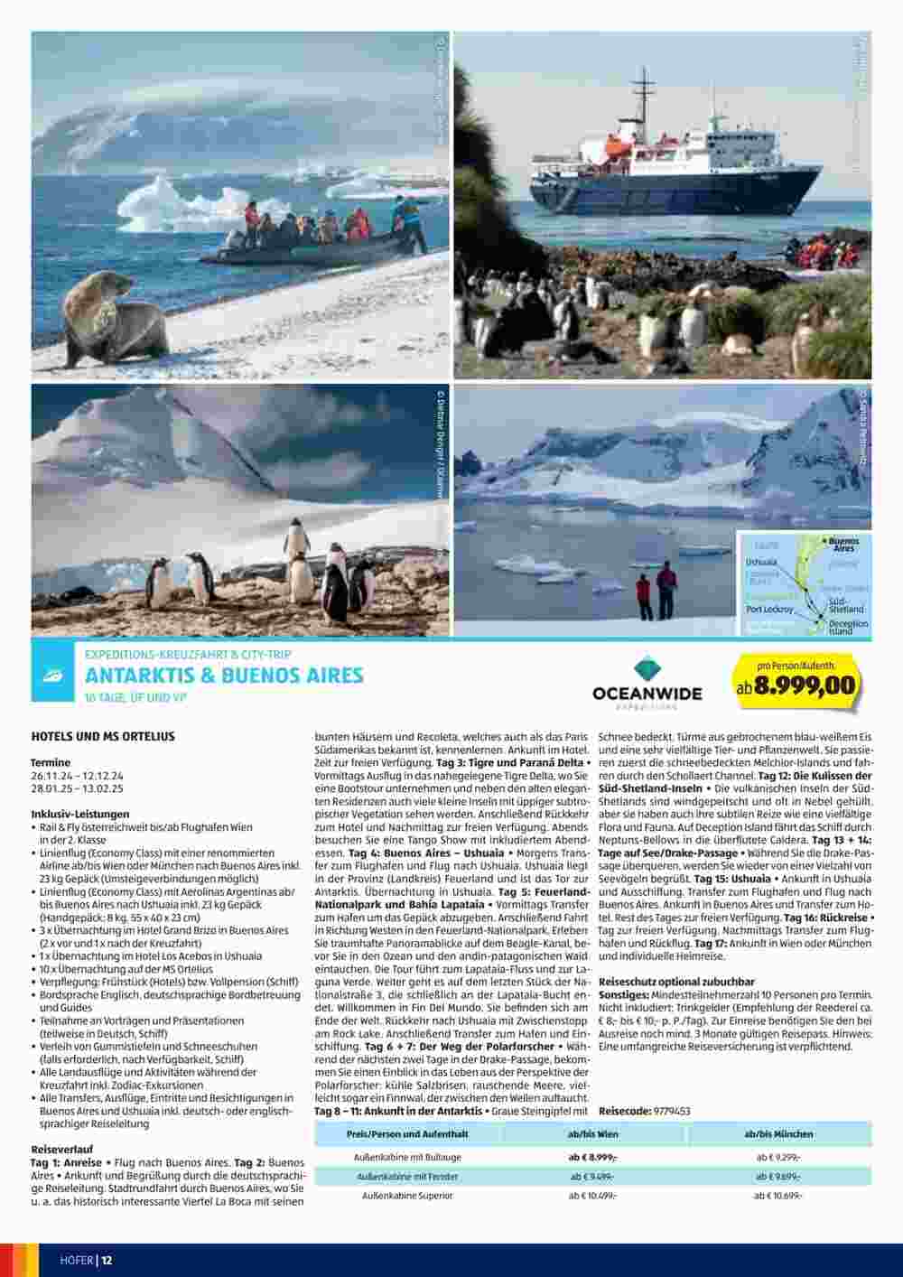 Hofer Reisen Flugblatt (ab 26.03.2024) - Angebote und Prospekt - Seite 12