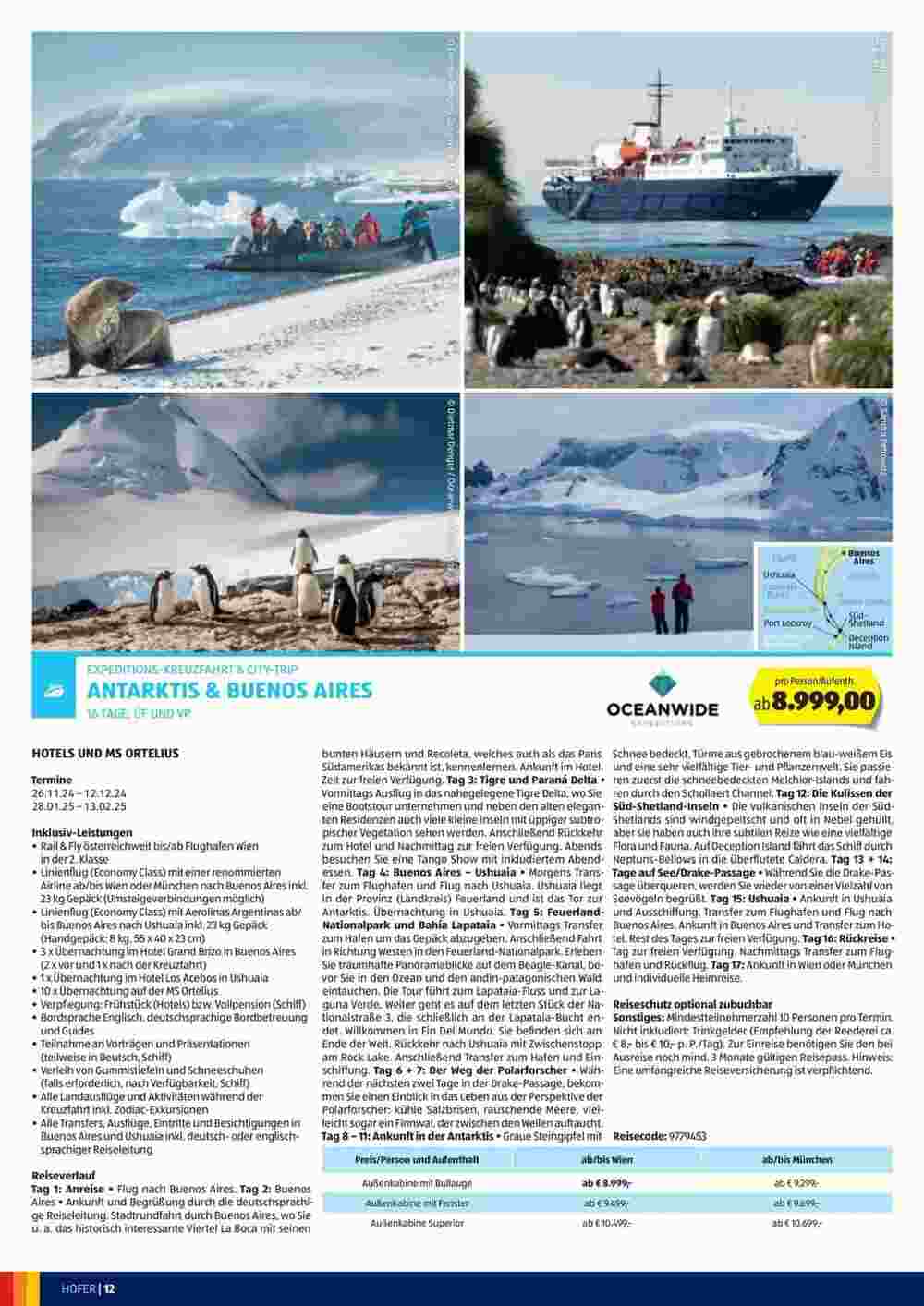 Hofer Reisen Flugblatt (ab 27.03.2024) - Angebote und Prospekt - Seite 12