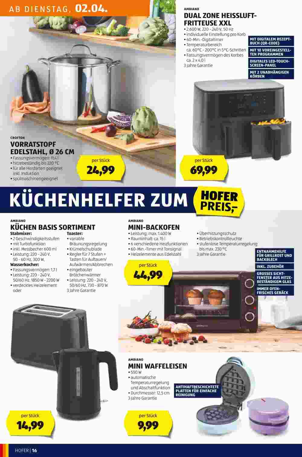 Hofer Flugblatt (ab 29.03.2024) - Angebote und Prospekt - Seite 18