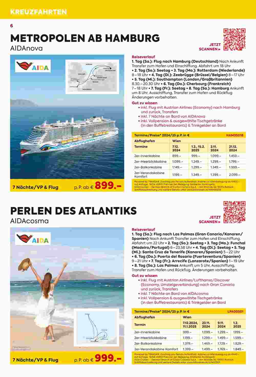 Billa Reisen Flugblatt (ab 02.04.2024) - Angebote und Prospekt - Seite 6