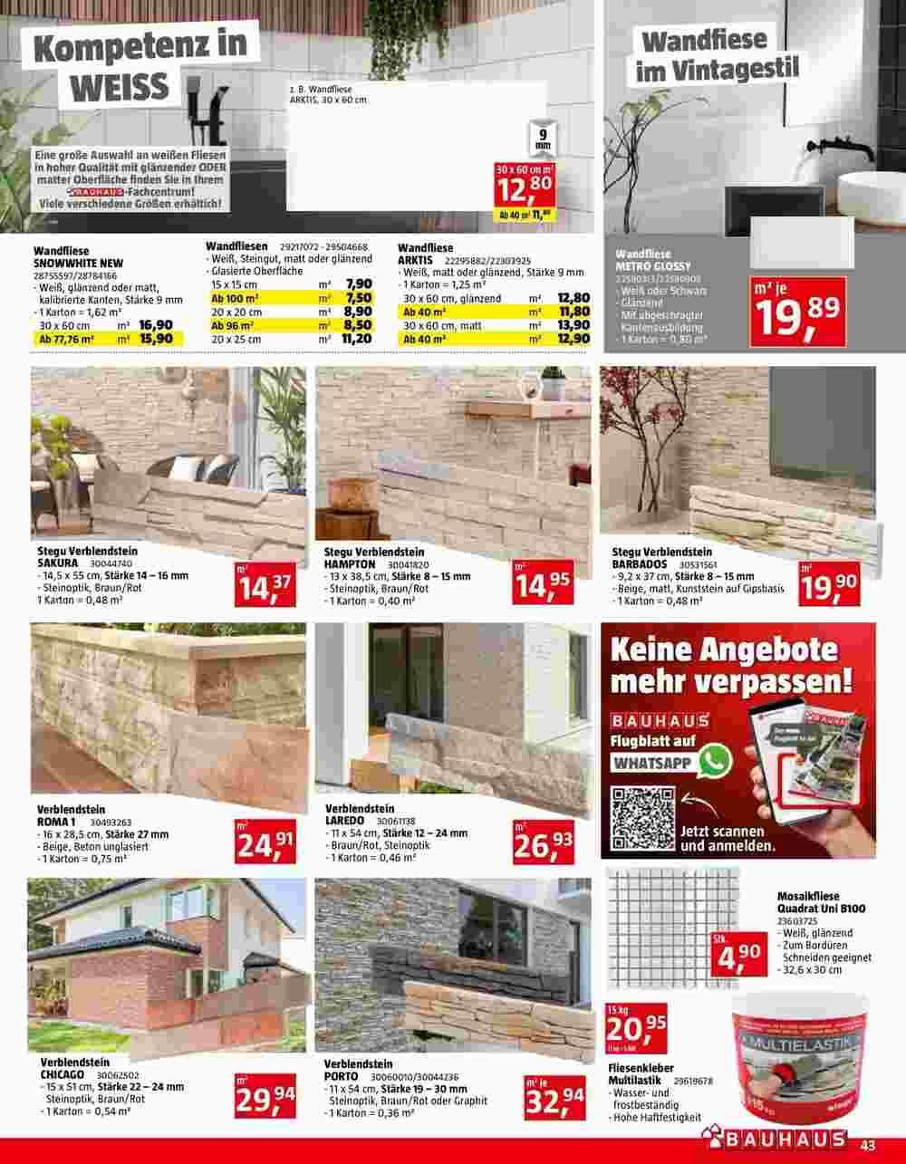 Bauhaus Flugblatt (ab 02.04.2024) - Angebote und Prospekt - Seite 43