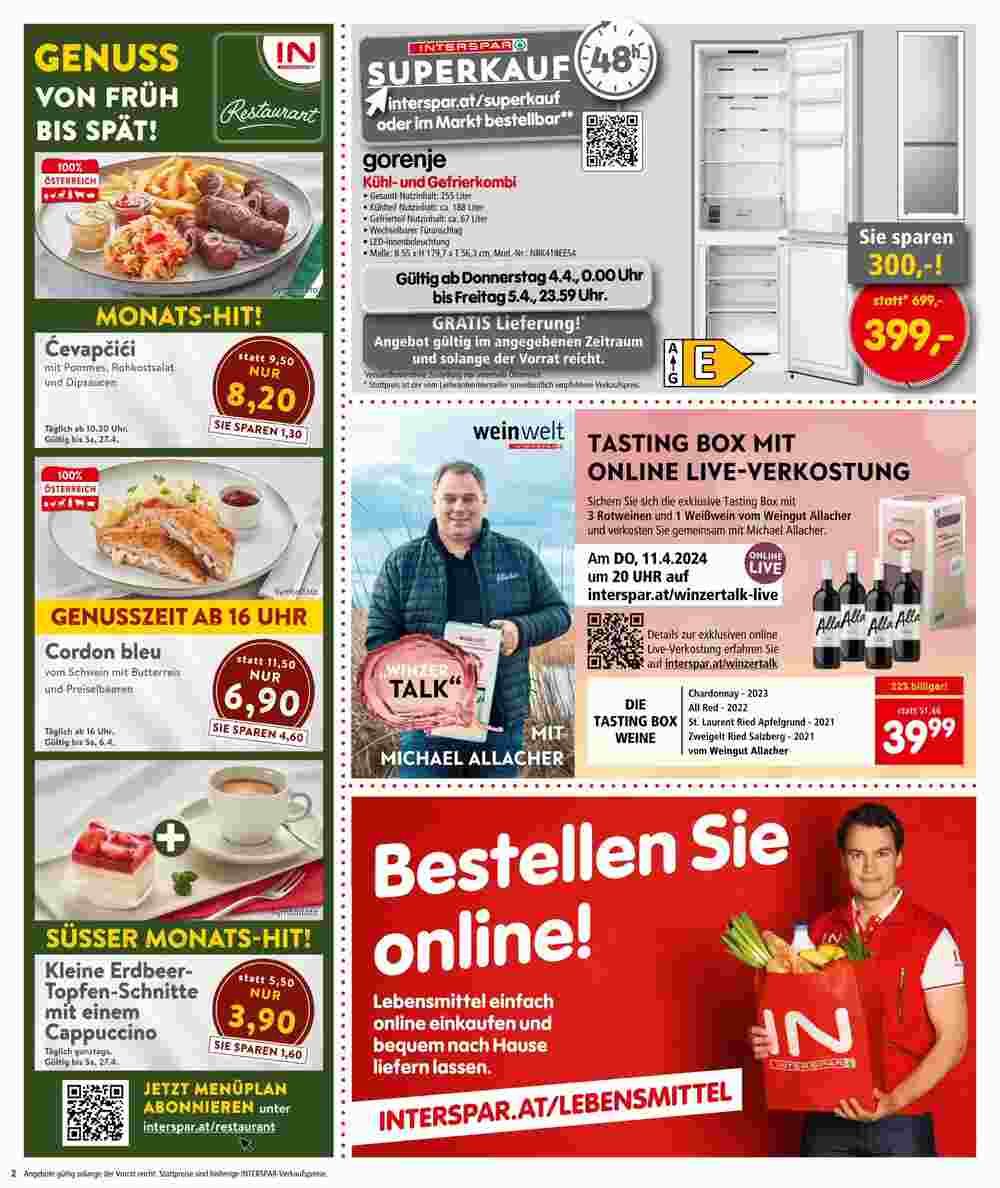 Interspar Flugblatt (ab 04.04.2024) - Angebote und Prospekt - Seite 2