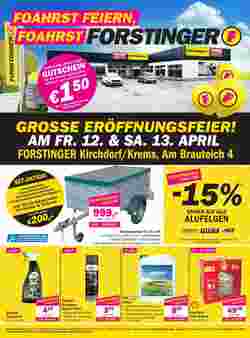 Forstinger Flugblatt (ab 12.04.2024) - Angebote und Prospekt