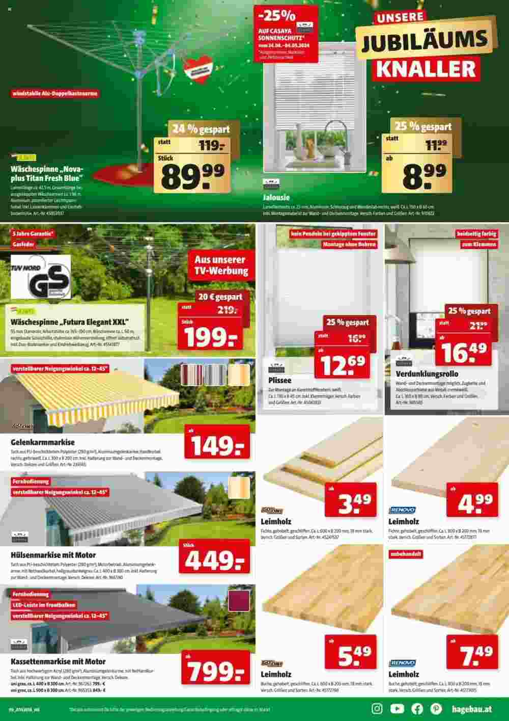 Hagebau Flugblatt (ab 24.04.2024) - Angebote und Prospekt - Seite 9