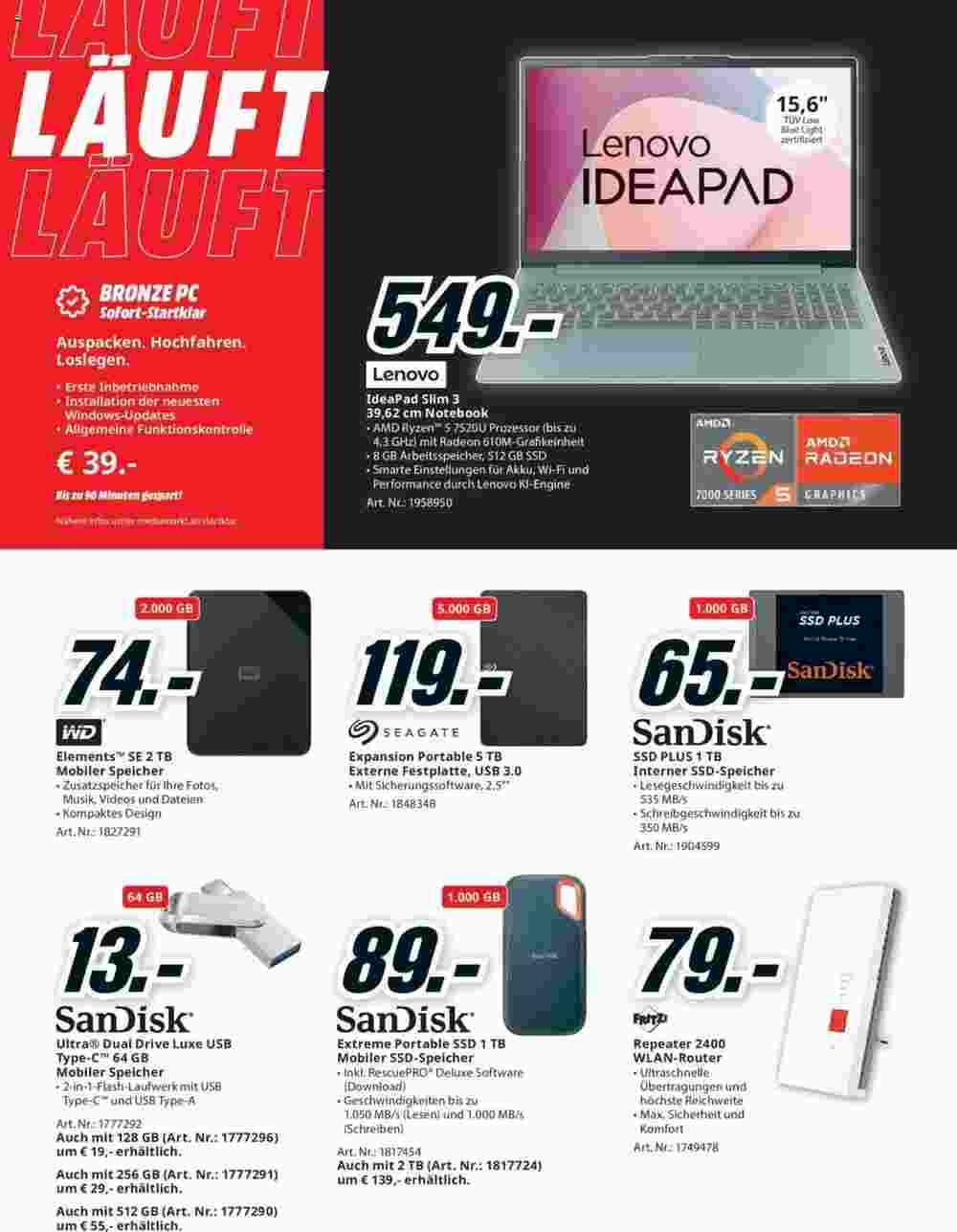 Media Markt Flugblatt (ab 28.04.2024) - Angebote und Prospekt - Seite 20