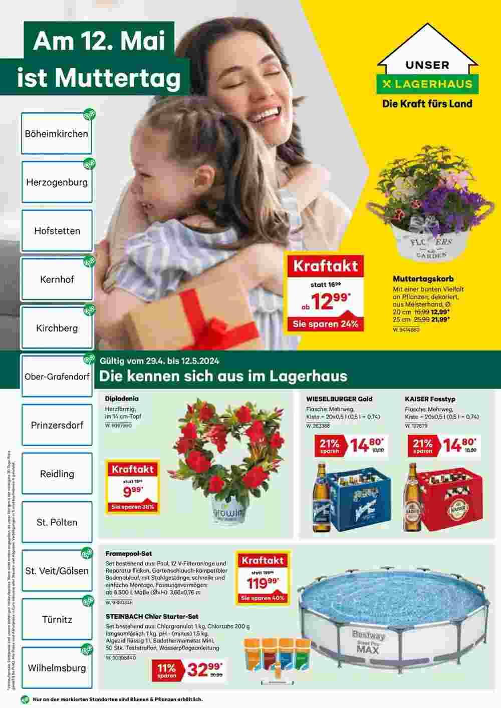 Lagerhaus Flugblatt (ab 29.04.2024) - Angebote und Prospekt - Seite 1