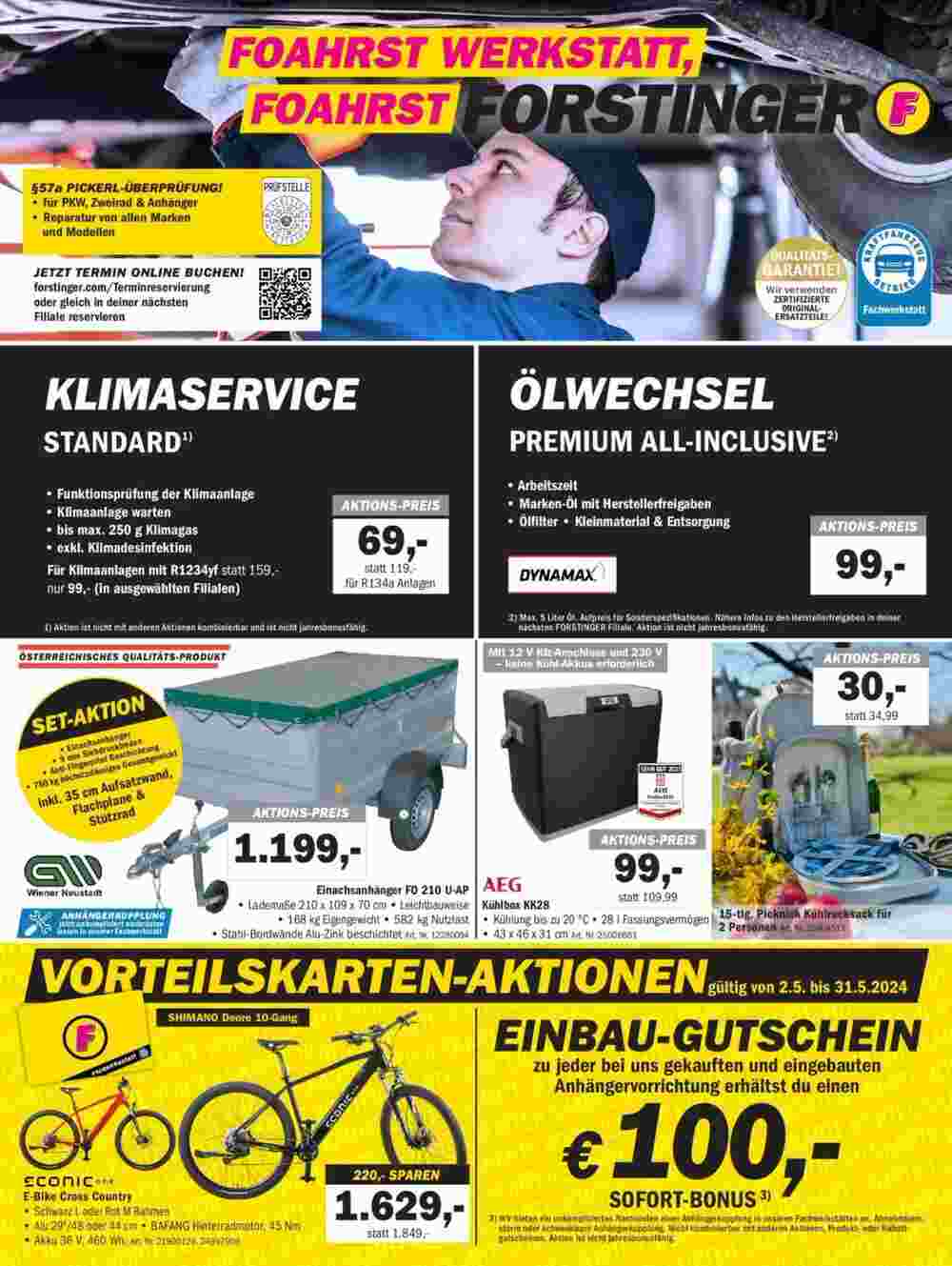 Forstinger Flugblatt (ab 29.04.2024) - Angebote und Prospekt - Seite 3