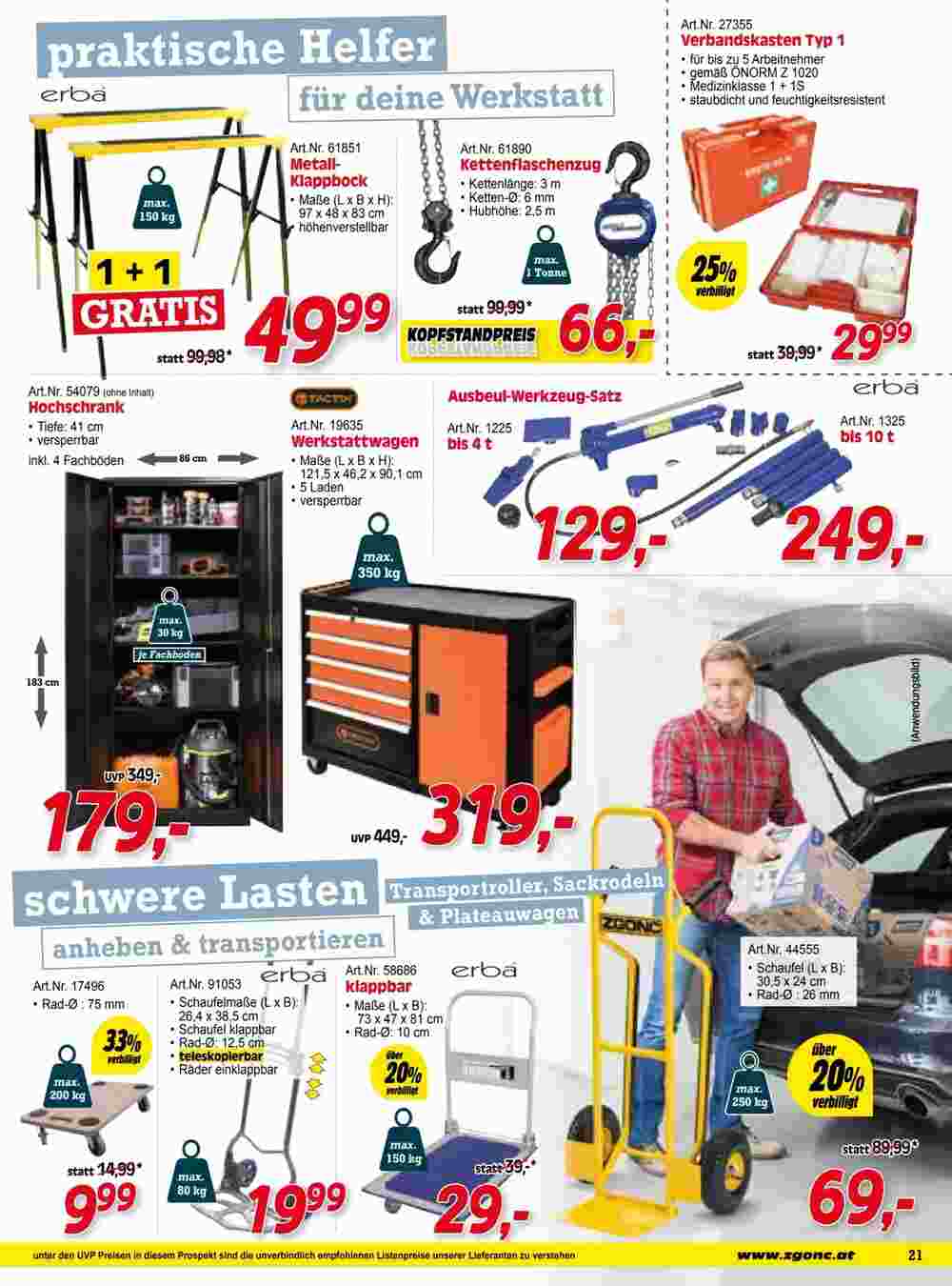 Zgonc Flugblatt (ab 30.04.2024) - Angebote und Prospekt - Seite 21