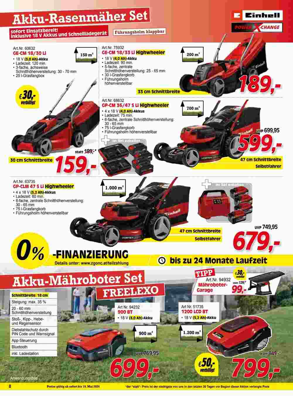Zgonc Flugblatt (ab 30.04.2024) - Angebote und Prospekt - Seite 8